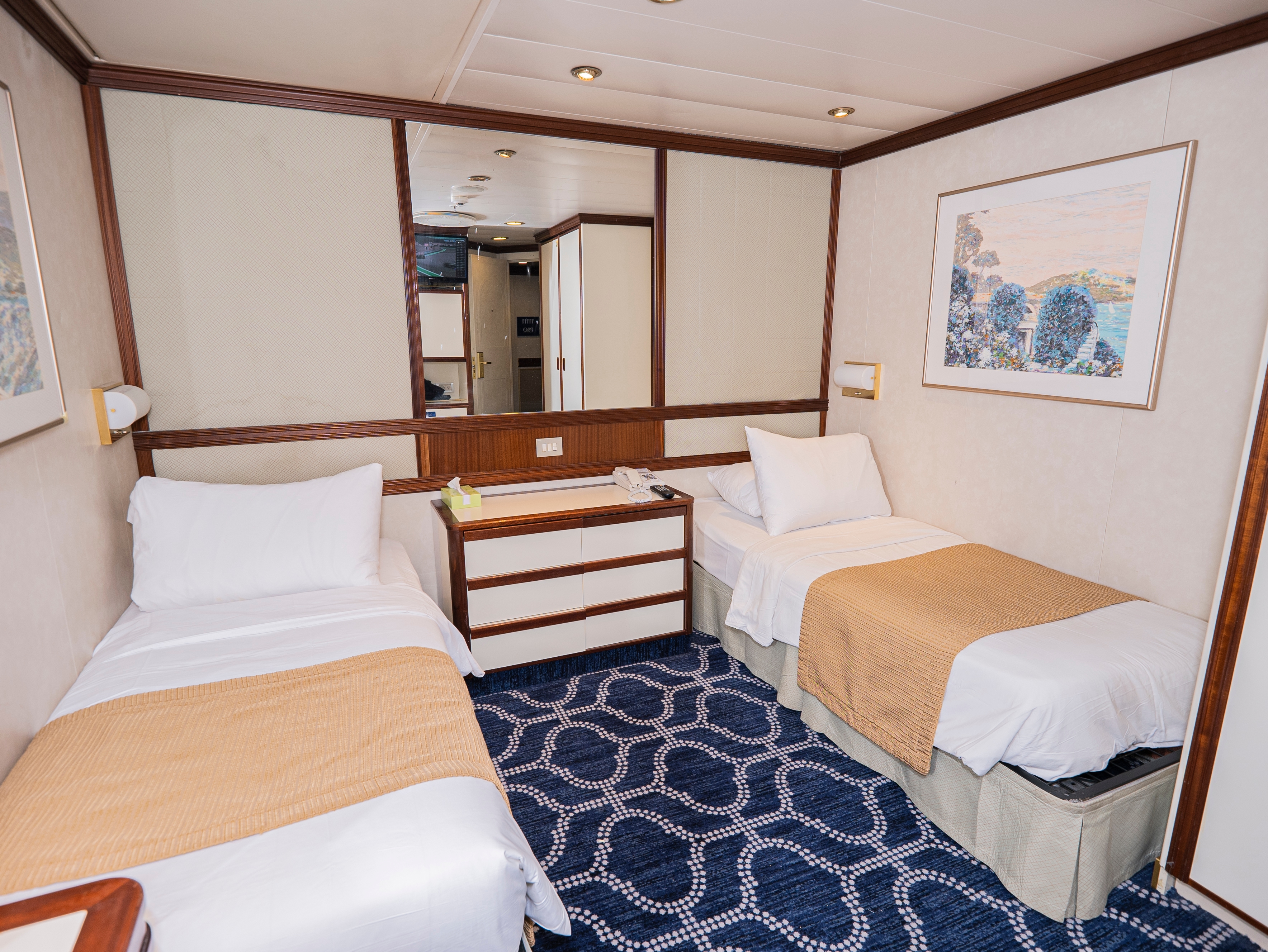 Cabin hai giường đơn dành cho gia đình